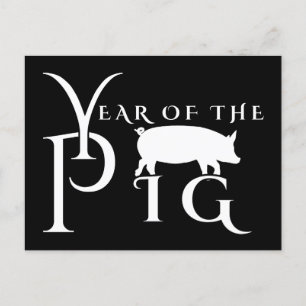 Postal Año del cerdo