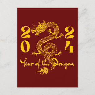 Postal Año del Dragón de Oro
