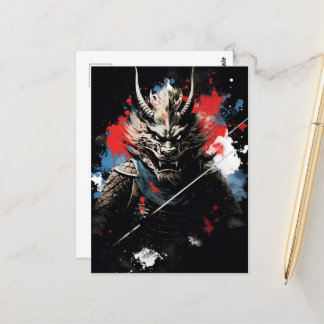Postal Año del Dragón Samurai