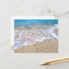 Postal Año Nuevo 2027 Playa Gracias de Empresa