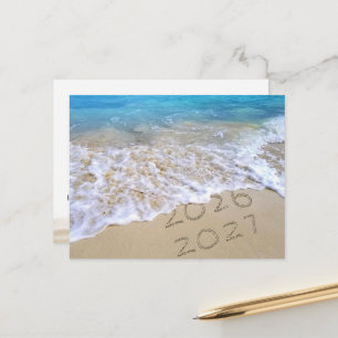 Postal Año Nuevo 2027 Playa Gracias de Empresa