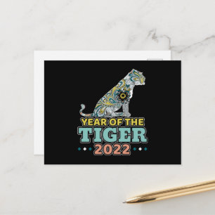 Postal Año Nuevo Chino 2022 - Tigre Blanco