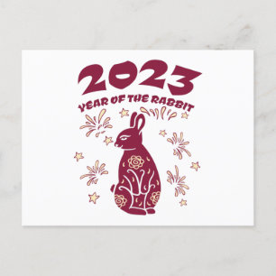 Postal Año Nuevo Chino 2023 - Año del Conejo
