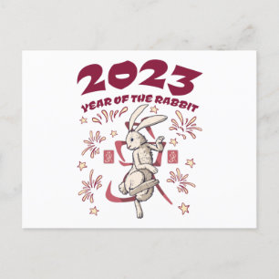 Postal Año Nuevo Chino 2023 - Año del Conejo