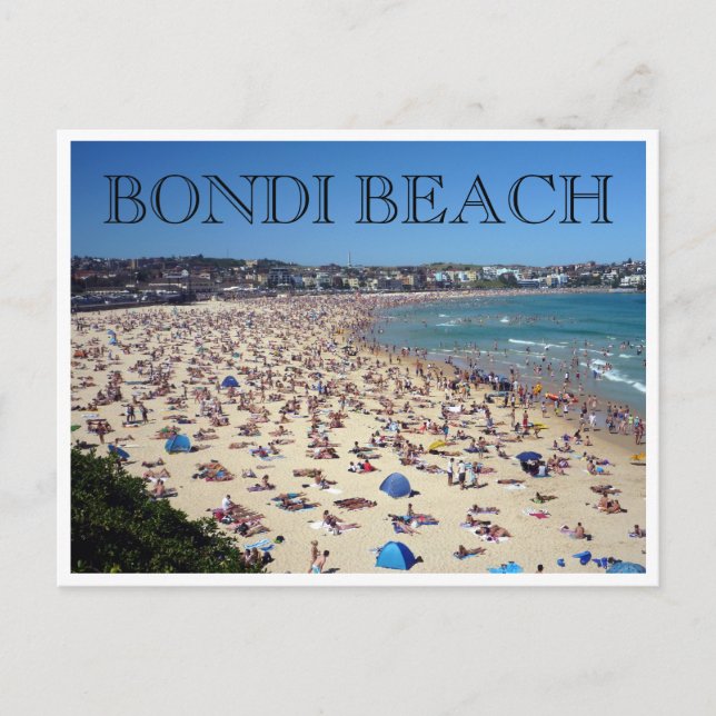 Postal año nuevo de bondi beach (Anverso)