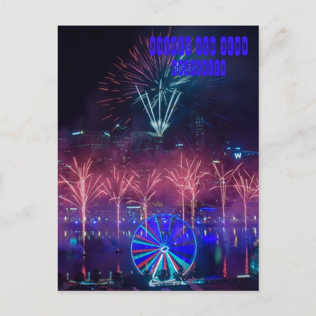 Postal Año Nuevo de Sídney (Anverso)