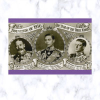 Año vintage de los Tres Reyes 1936