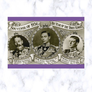 Postal Año Vintage de los Tres Reyes 1936
