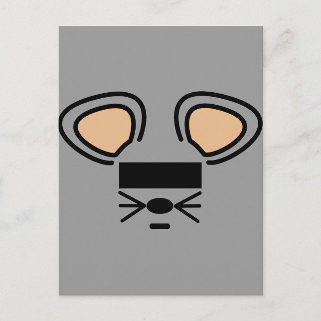 Postal anonimouse. (Anverso)