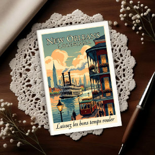 Postal Años 60 Vintage Nueva Orleans