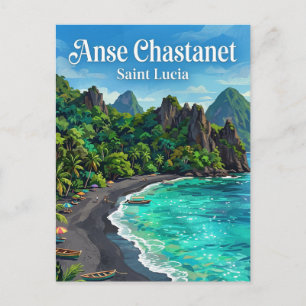 Postal Anse Chastanet Santa Lucía