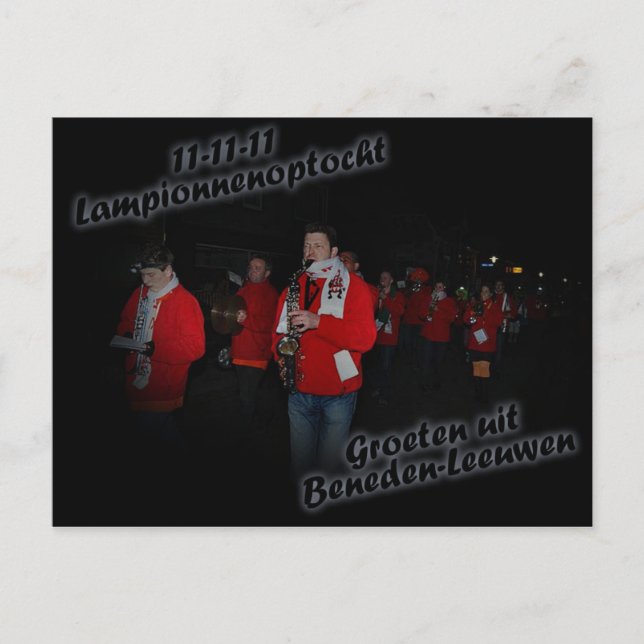 Postal Ansichtkaart Lampionnenoptocht (Anverso)