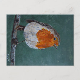 Postal Ansichtkaart Roodborst.