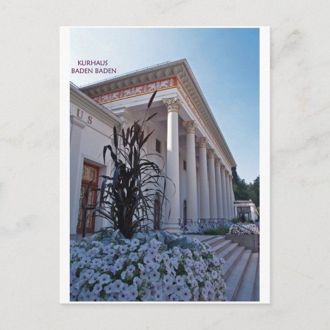 Postal Ansichtskarte Baden-Baden (Anverso)