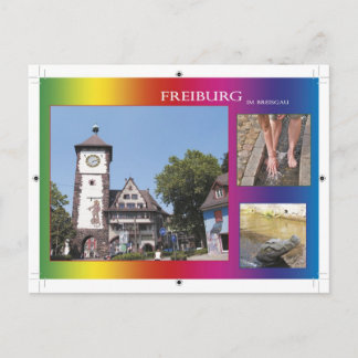 Postal Ansichtskarte Freiburg im Breisgau