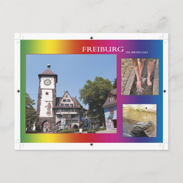 Postal Ansichtskarte Freiburg im Breisgau (Anverso)