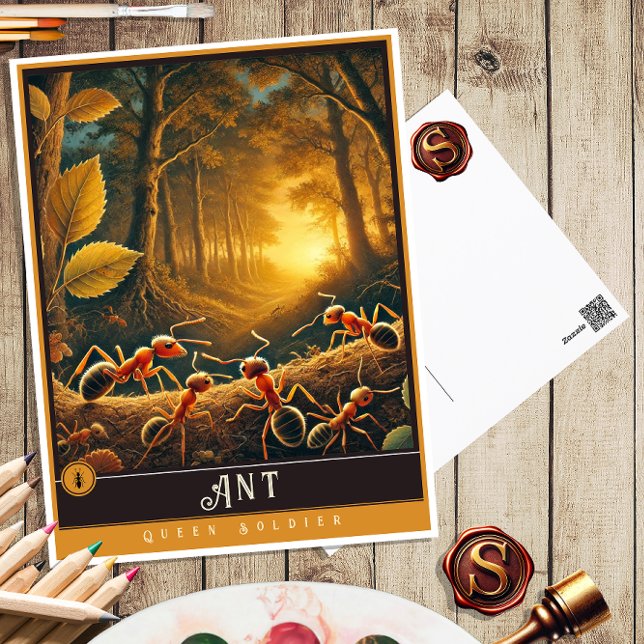 Postal Ant | Postcarta de animales de cosecha de cosecha (Subido por el creador)