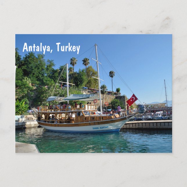 Postal Antalya, Turquía (Anverso)