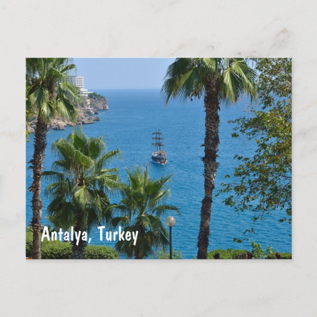 Postal Antalya, Turquía (Anverso)