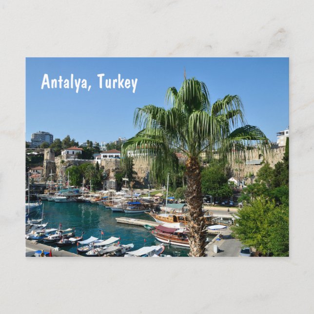 Postal Antalya, Turquía (Anverso)