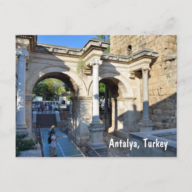 Postal Antalya, Turquía (Anverso)