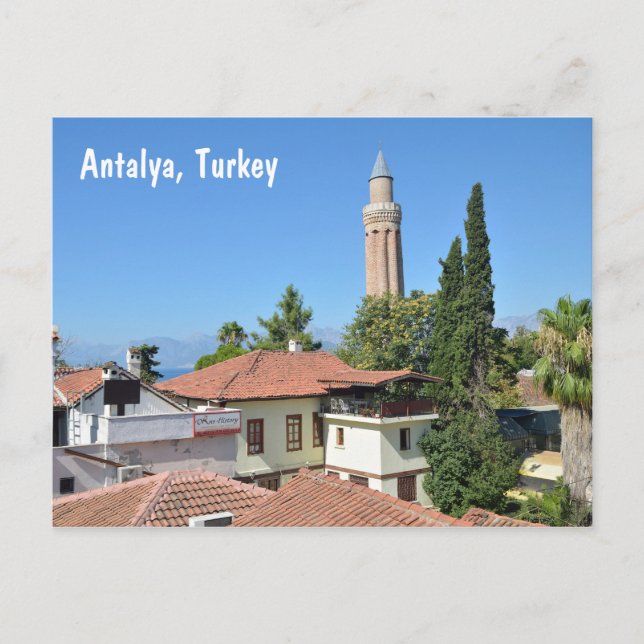 Postal Antalya, Turquía (Anverso)