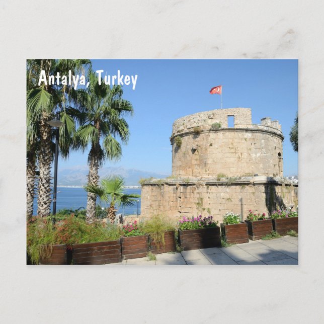 Postal Antalya, Turquía (Anverso)