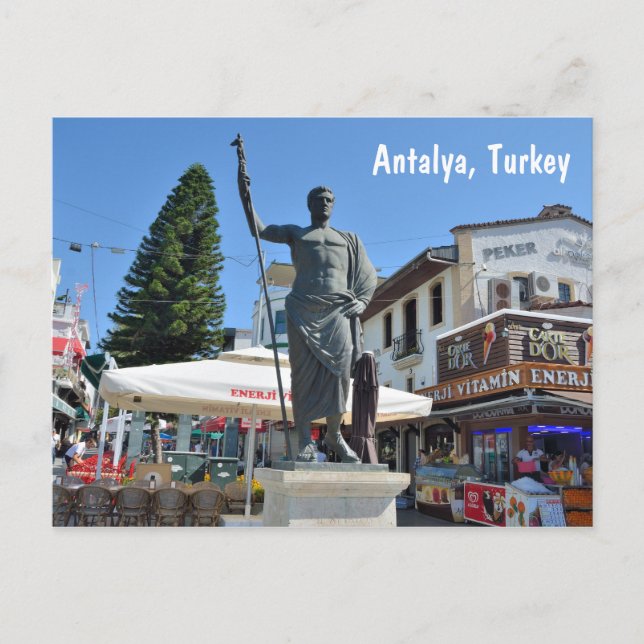 Postal Antalya, Turquía (Anverso)