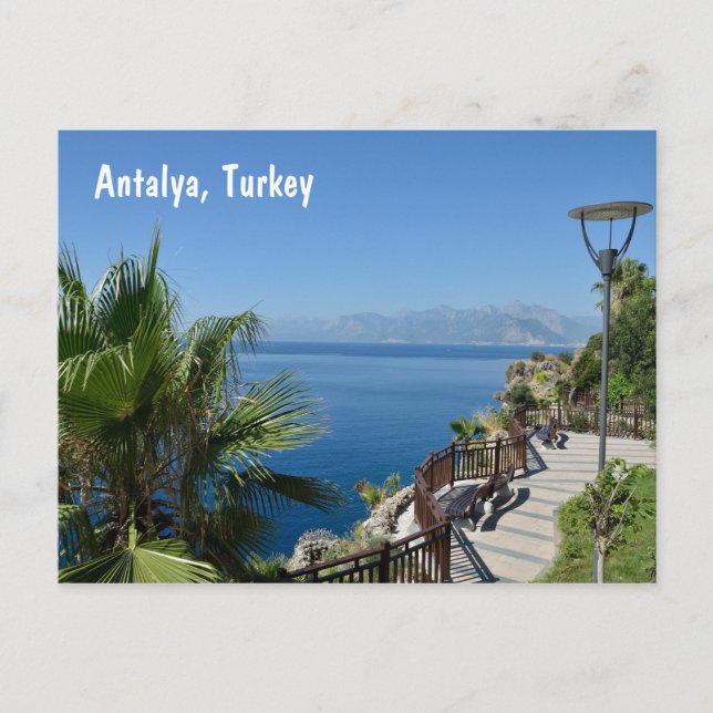 Postal Antalya, Turquía (Anverso)