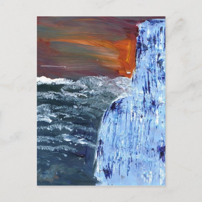 Postal antártica del soñador (Anverso)