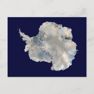 Postal Antártida (imágenes de mármol azul de la NASA)