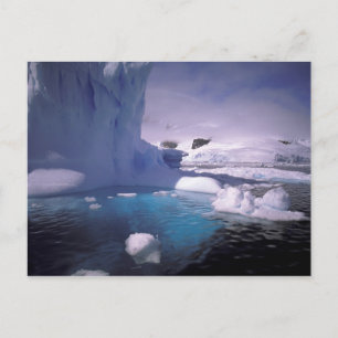 Postal Antártida. Paisajes de hielo antártico 2