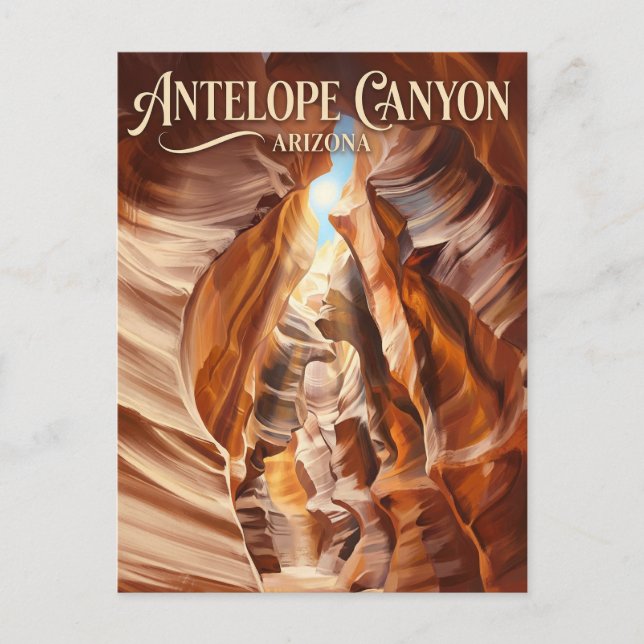Postal Antelope Canyon Arizona (Anverso)