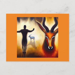 Postal Antelope de animales espirituales 3
