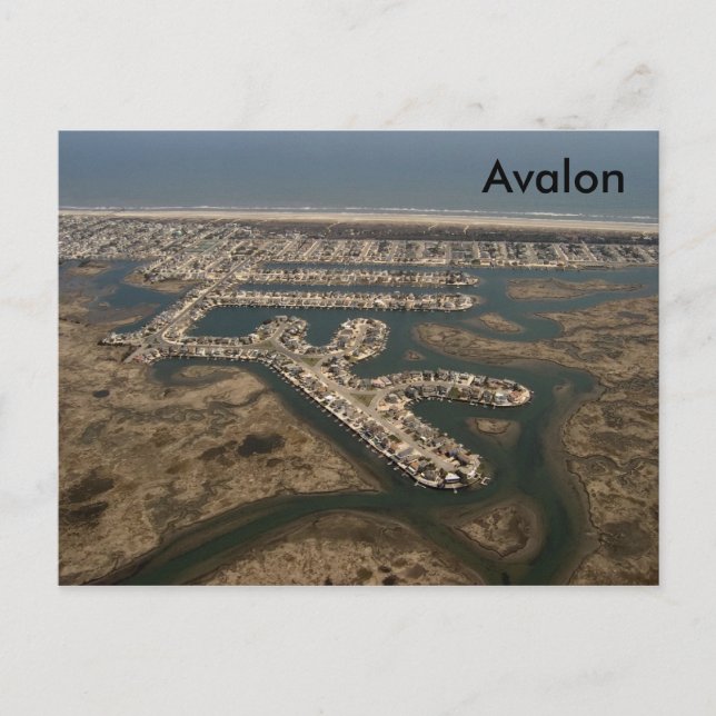 Postal Antena de Avalon (Anverso)
