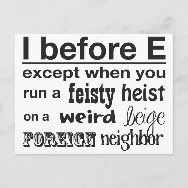 Postal Antes de E (Anverso)