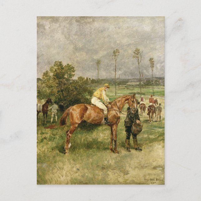 Postal Antes del comienzo, 1890 (Anverso)