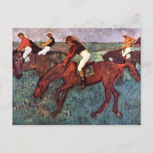 Postal Antes del inicio de la formación de Jockeis - Pint