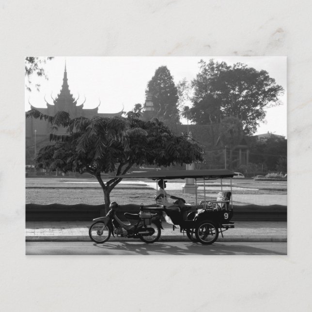 Postal Antes del Museo B&W (Anverso)