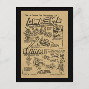 Postal Antes eran los estados Alaska y Hawaii