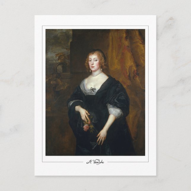 Postal Anthony van Dyck #10 - Postcard Bella Artes (Anverso)