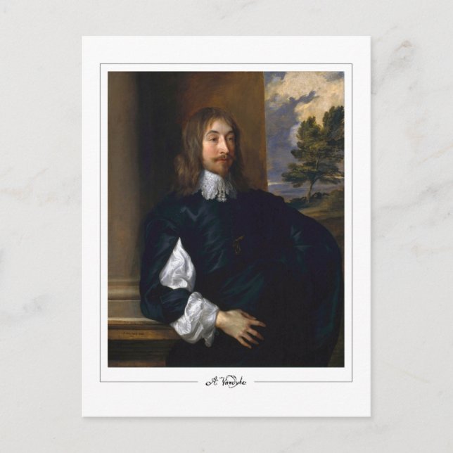 Postal Anthony van Dyck #20 - Postcard Bella Artes (Anverso)