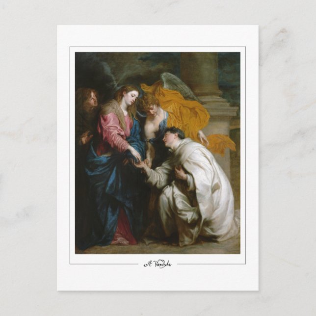 Postal Anthony van Dyck #41 - Postcard Bella Artes (Anverso)