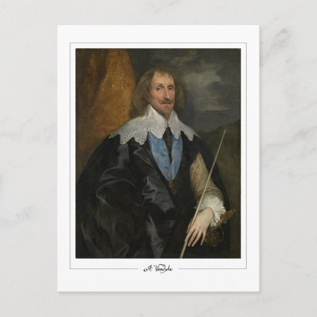 Postal Anthony van Dyck #8 - Postcard Bella Artes (Anverso)