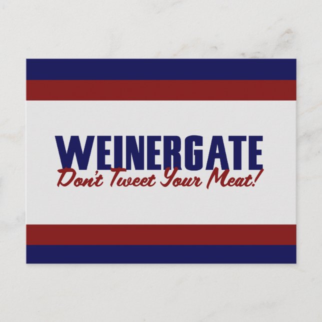 Postal Anthony Weiner (Anverso)