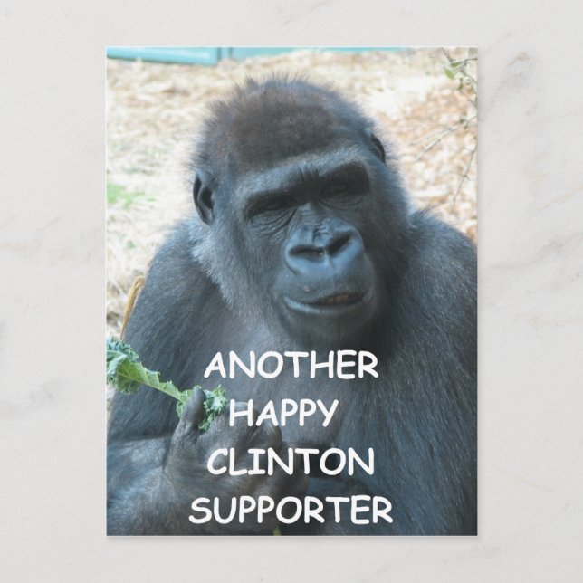 Postal anti hillary clinton (Anverso)