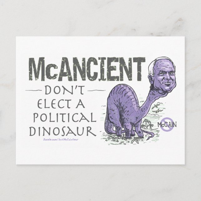 Postal Anti McCain McAncient (Anverso)