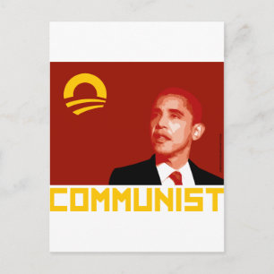 Postal Anti-Obama: Comunista de Barack Obama