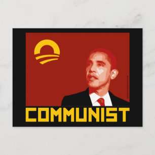 Postal Anti-Obama: Comunista de Barack Obama