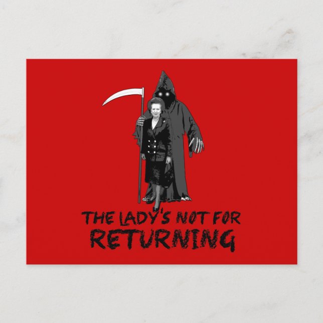 Postal Anti Thatcher (Anverso)